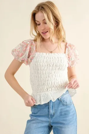 Ready for Springtime Smocked Top