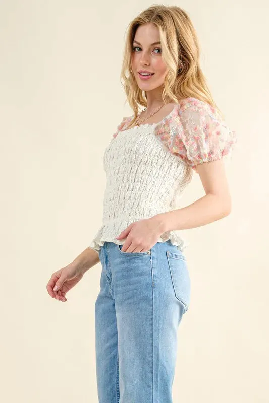 Ready for Springtime Smocked Top