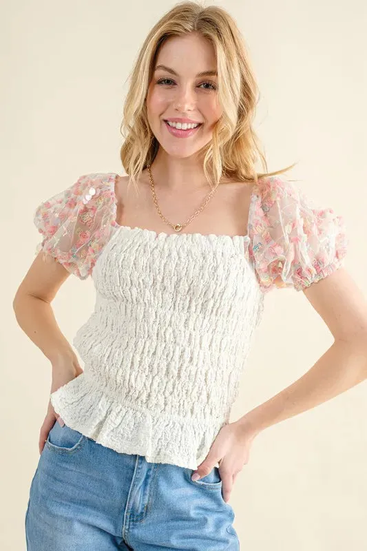 Ready for Springtime Smocked Top