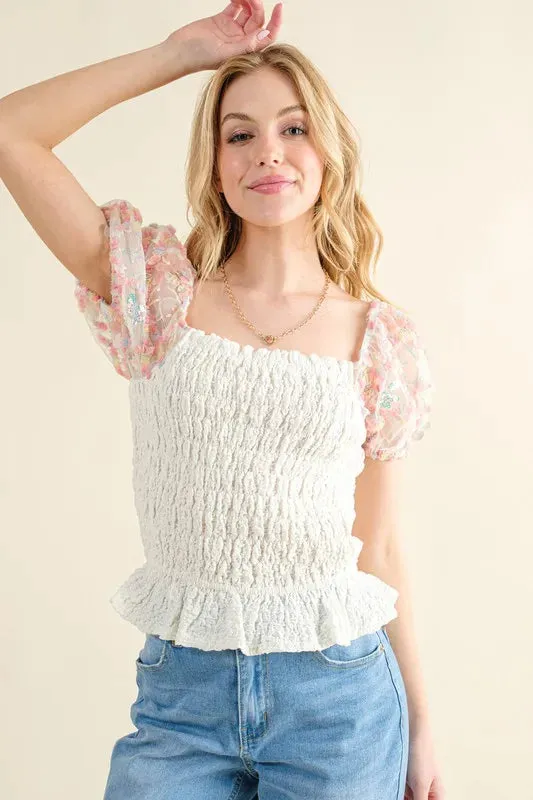 Ready for Springtime Smocked Top