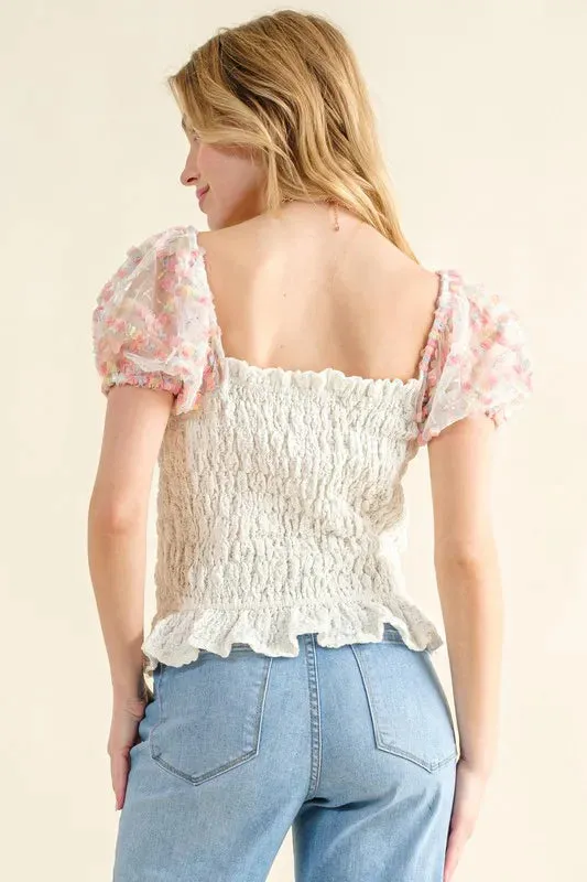 Ready for Springtime Smocked Top