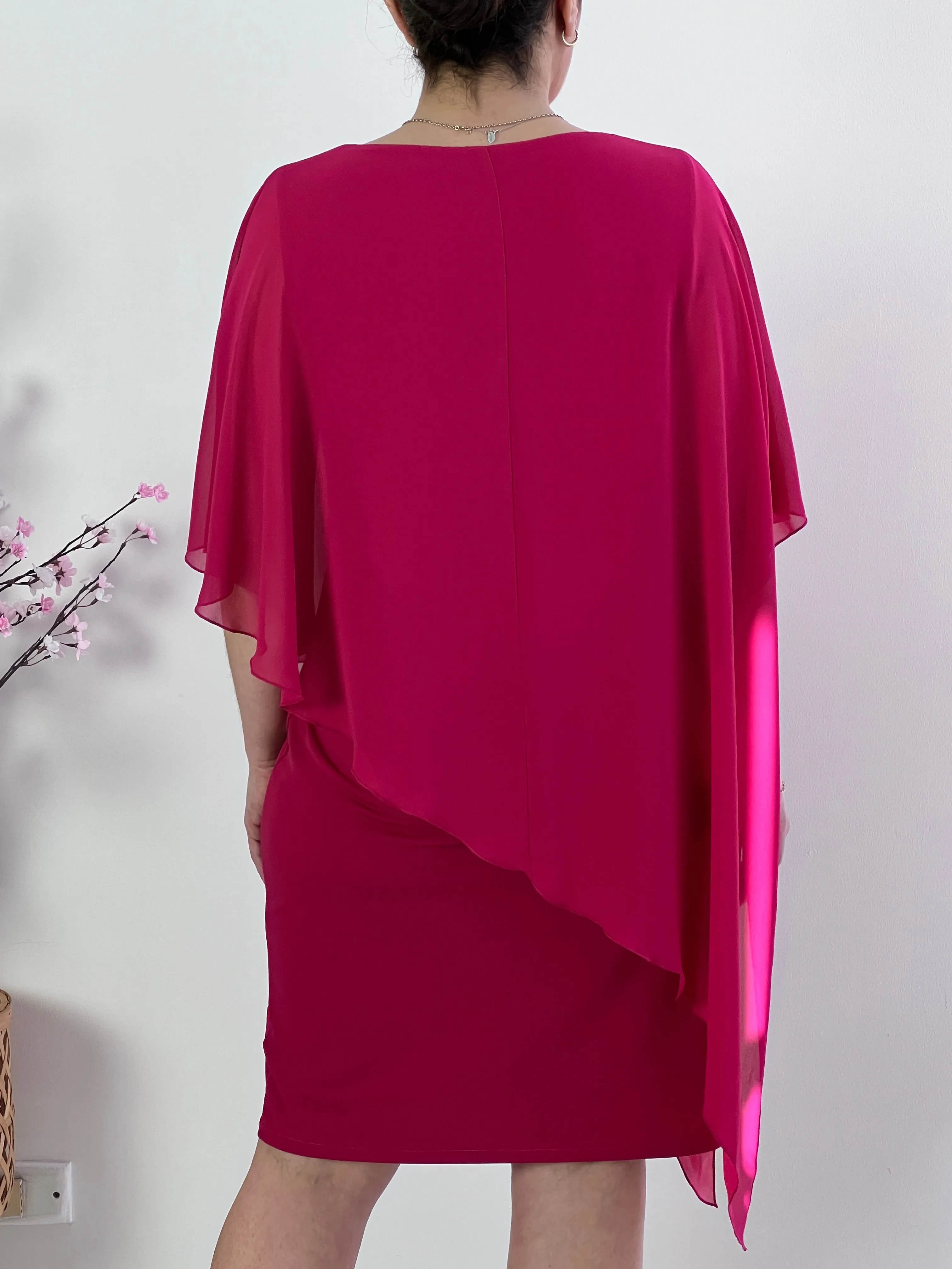 Renta Fuchsia Event Dress