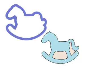 Rocking Horse Cookie Cutter