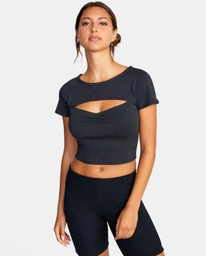 Rvca Ballet Crop Top