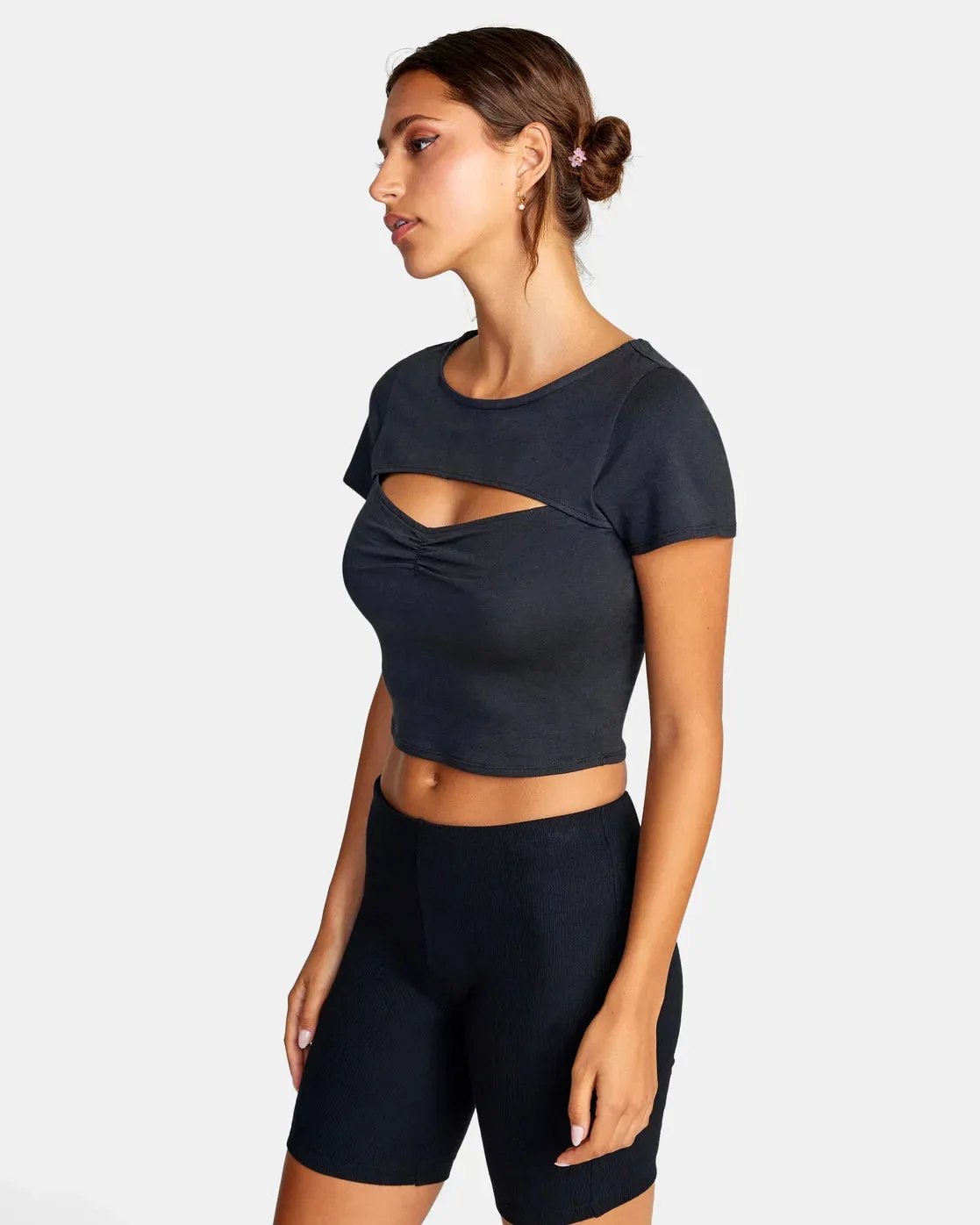 Rvca Ballet Crop Top