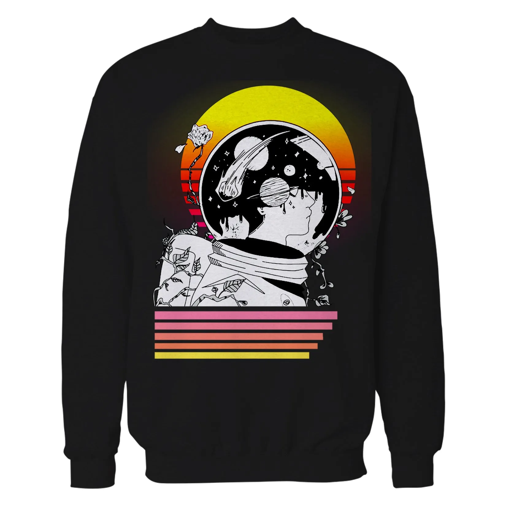 Science Space Astronaut Anime Retro Vintage Comic Nerd Geek Official Unisex Sweatshirt