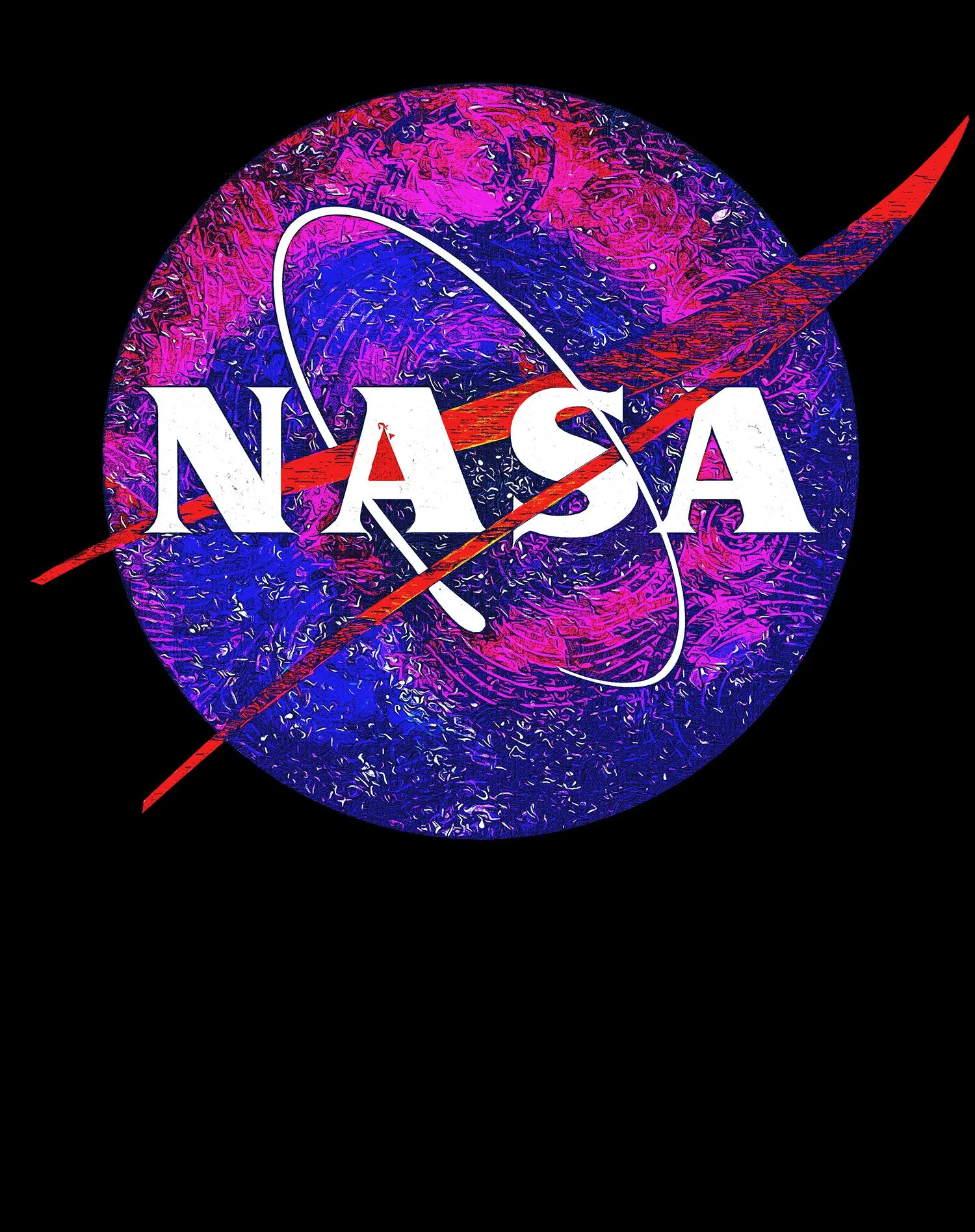 Science Space NASA Logo Classic Planet Galaxy Nerd Geek Chic Official Unisex Sweatshirt