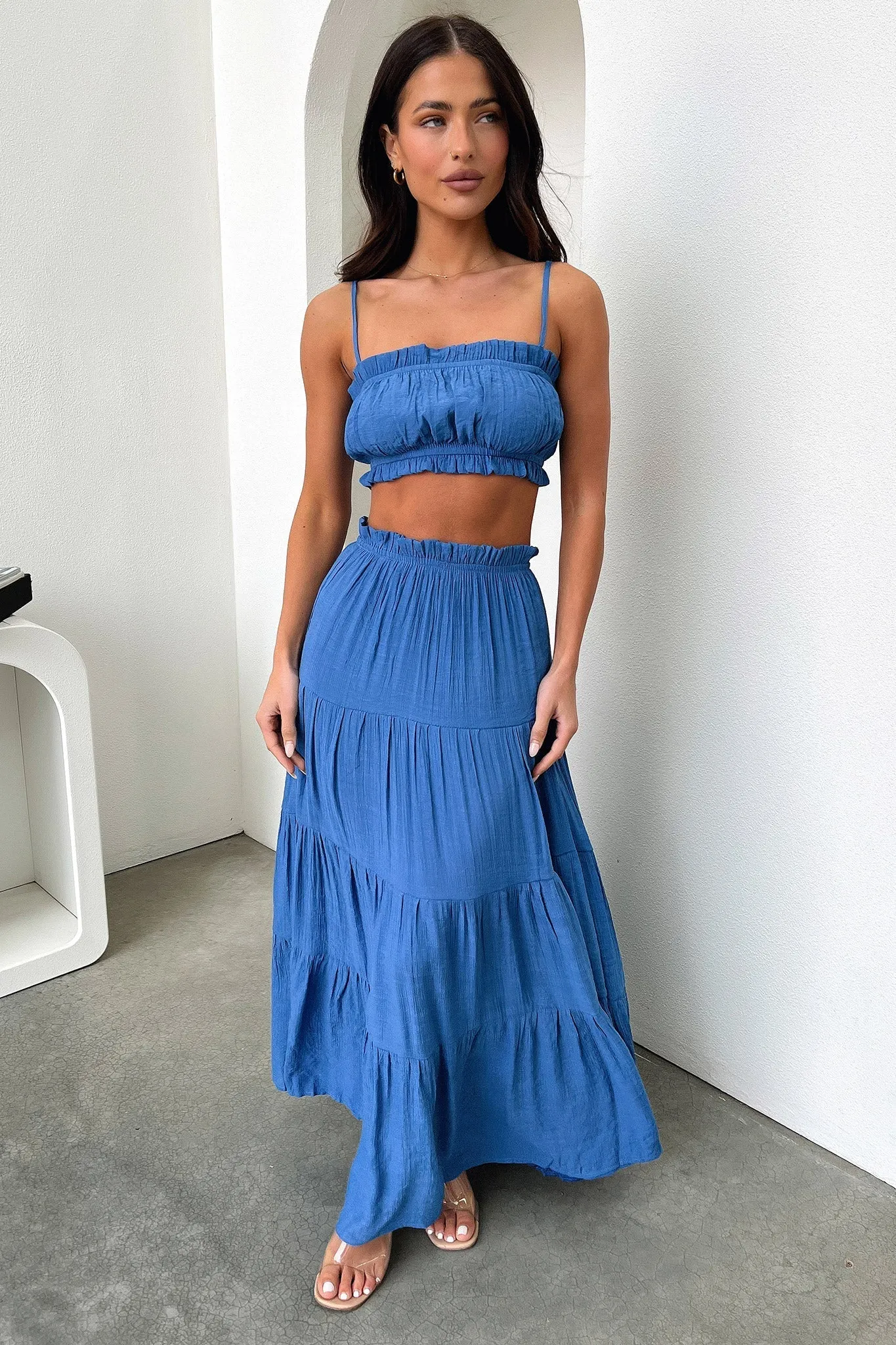 Selina Crop - Royal Blue