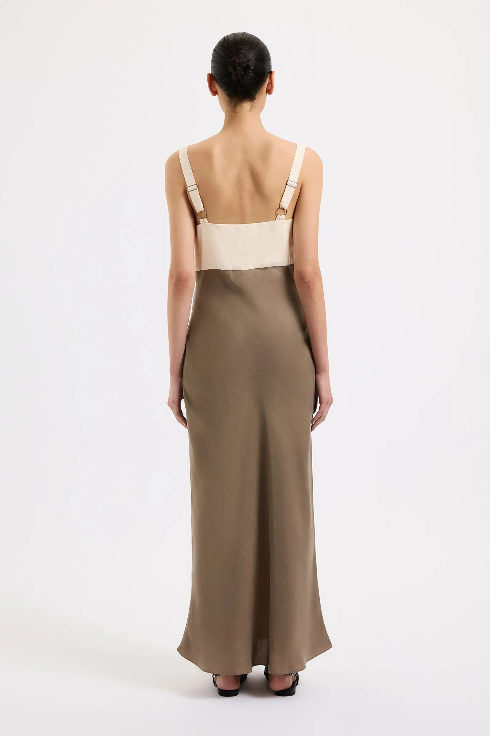 SESHNI TENCEL SLIP DRESS