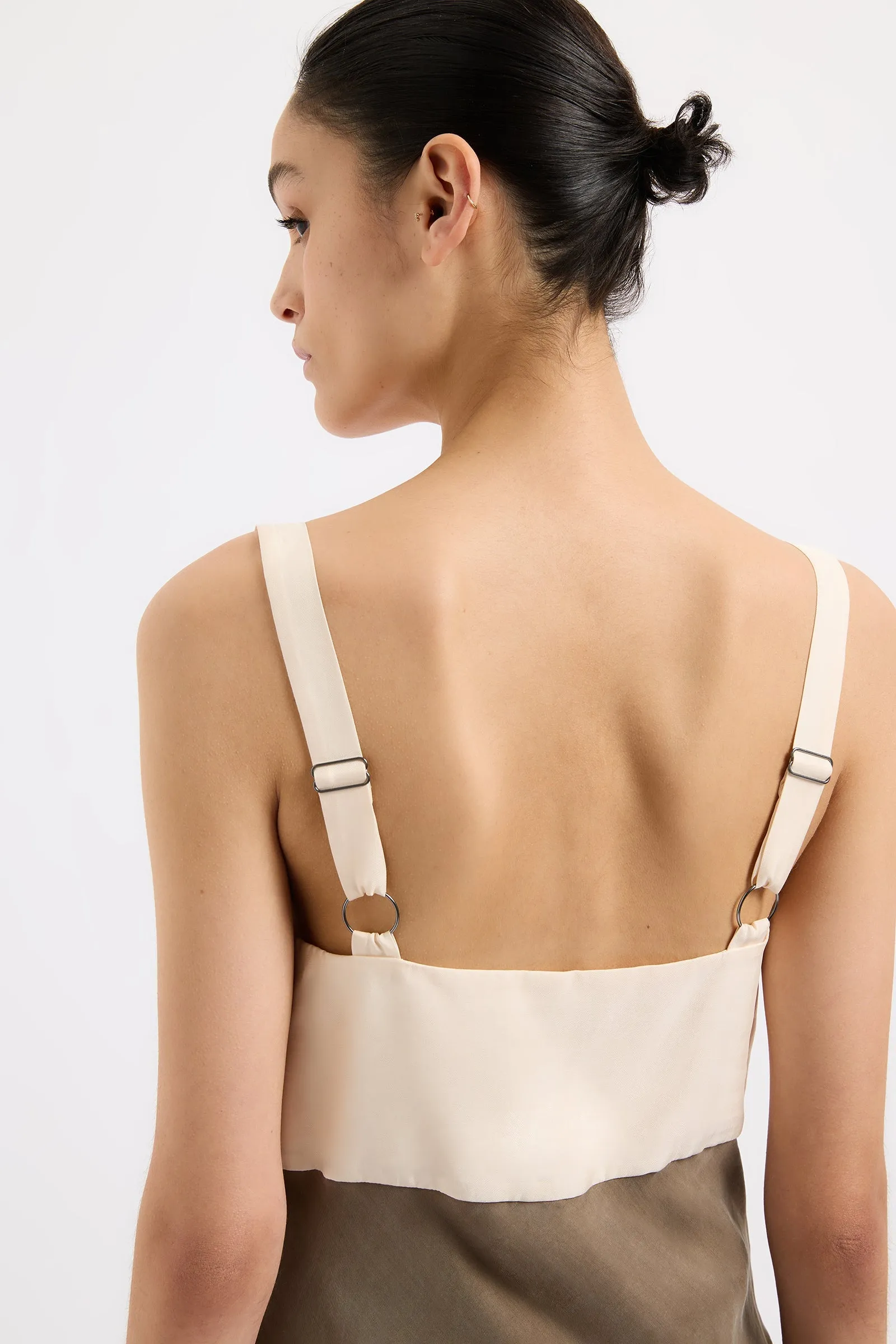 SESHNI TENCEL SLIP DRESS