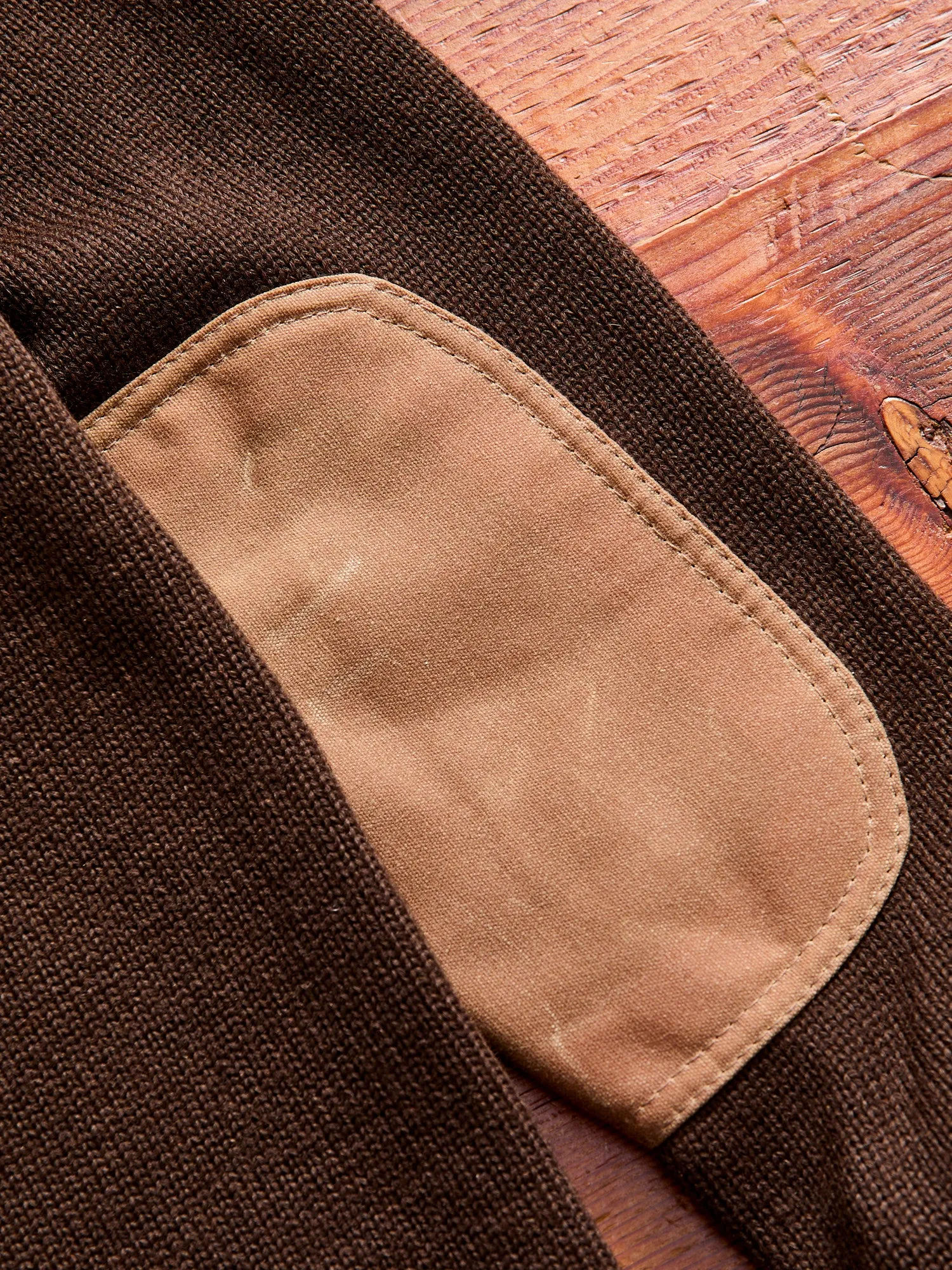 Shawl Sweater Coat in Brown