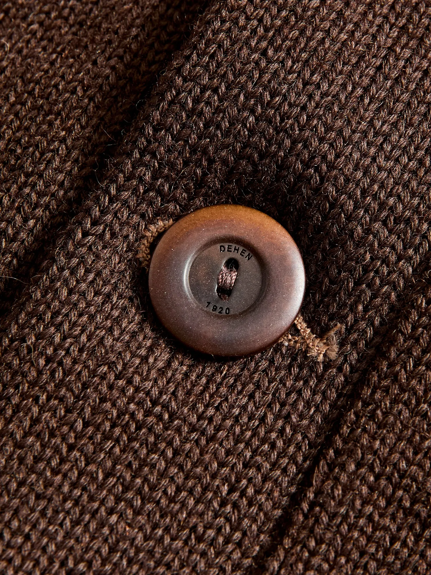 Shawl Sweater Coat in Brown