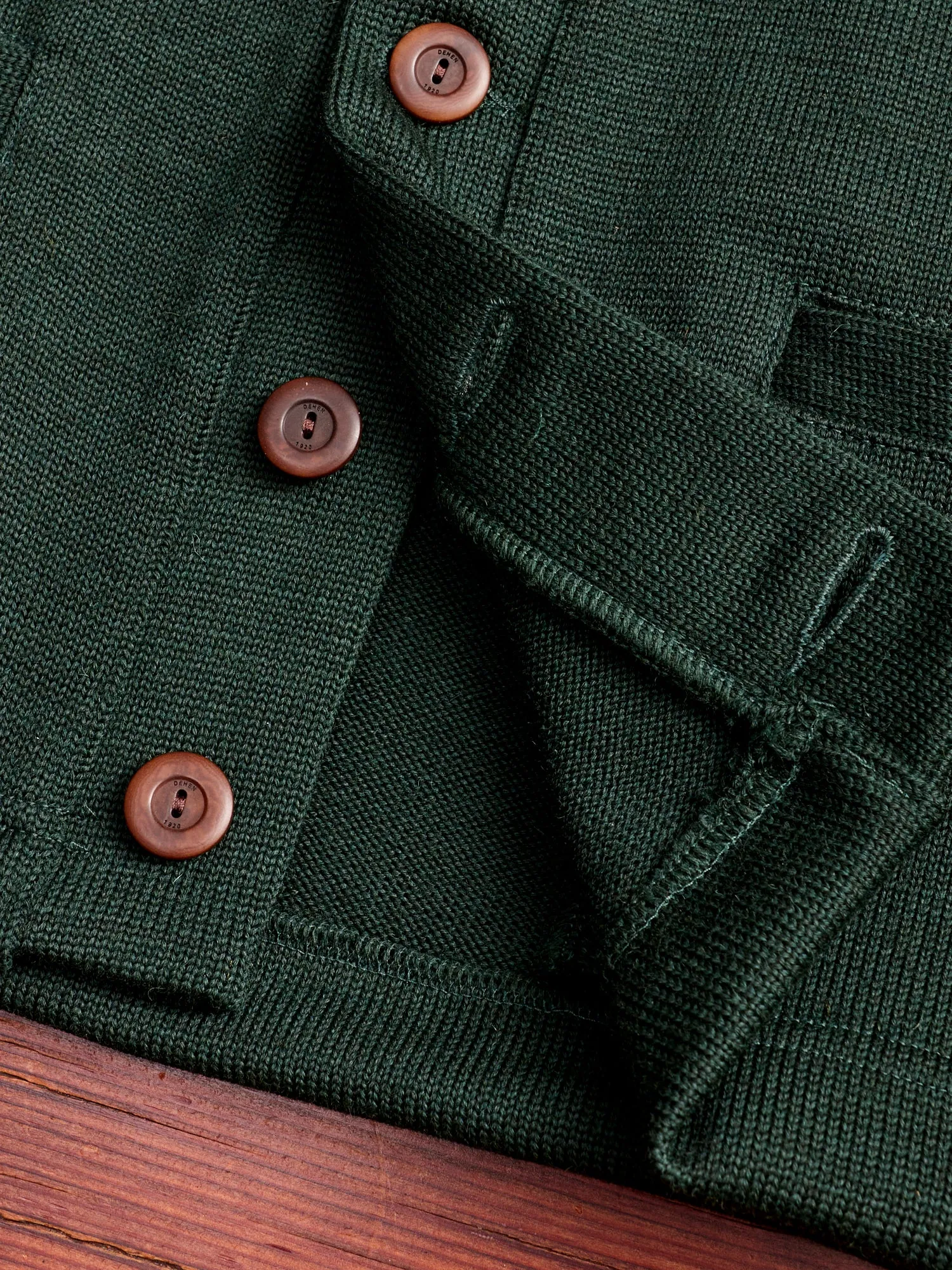 Shawl Sweater Coat in Pine