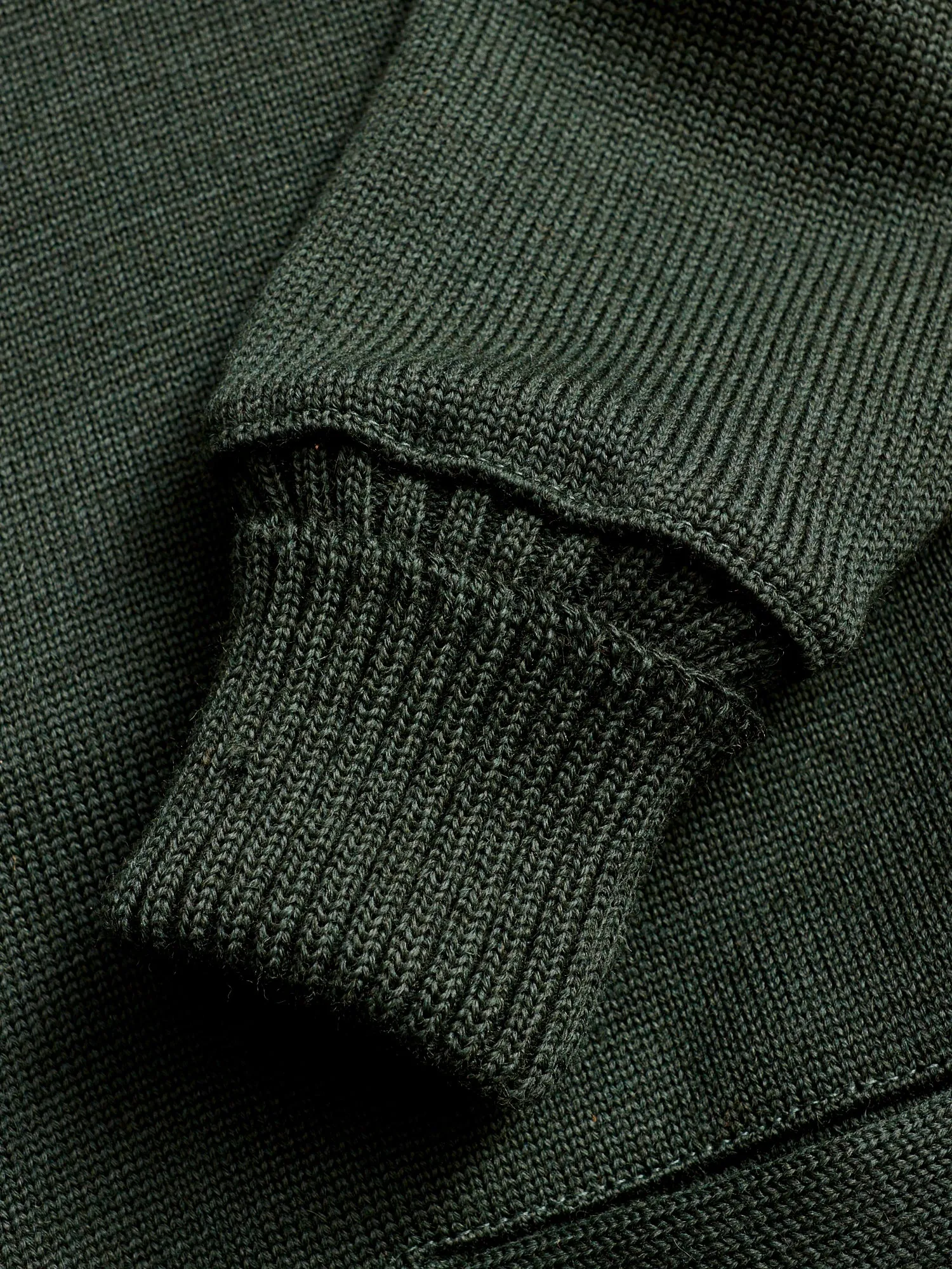 Shawl Sweater Coat in Pine