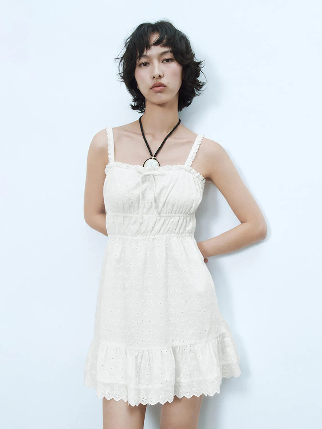 Shirred A-Line Dresses
