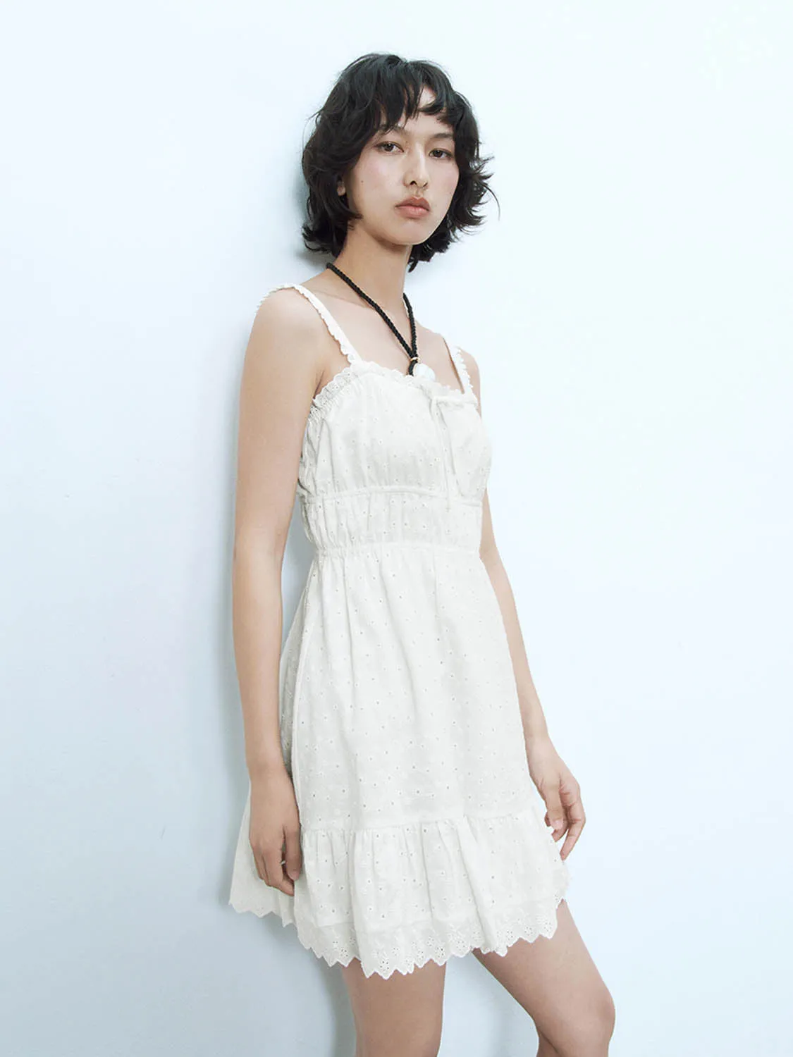 Shirred A-Line Dresses