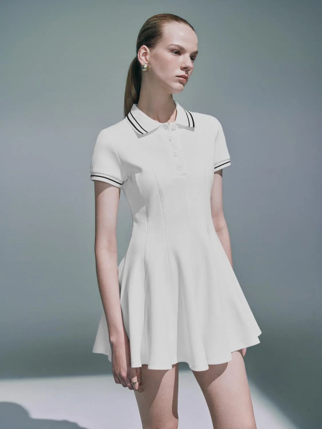 Short Sleeve A-Line Dresses