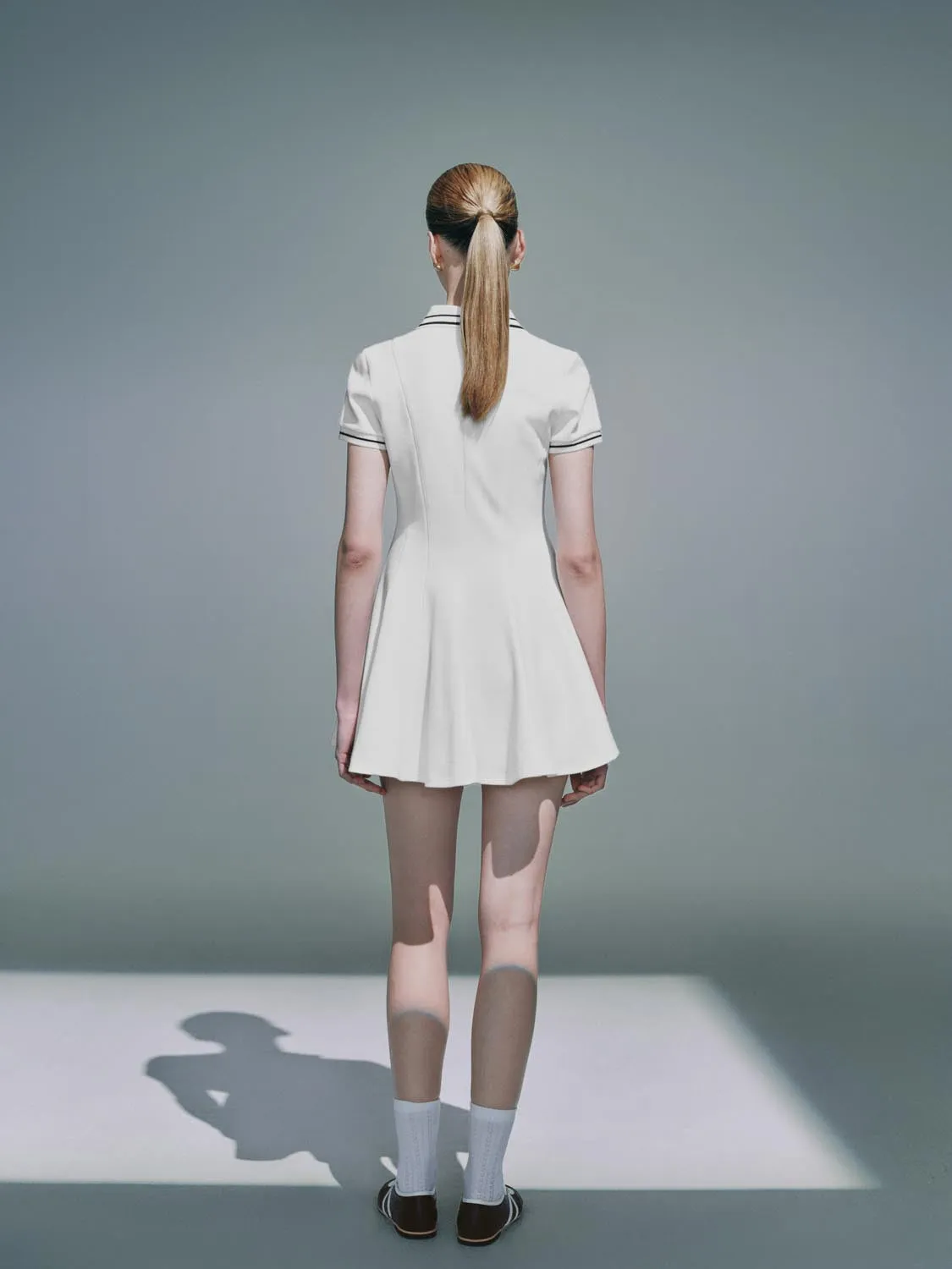 Short Sleeve A-Line Dresses
