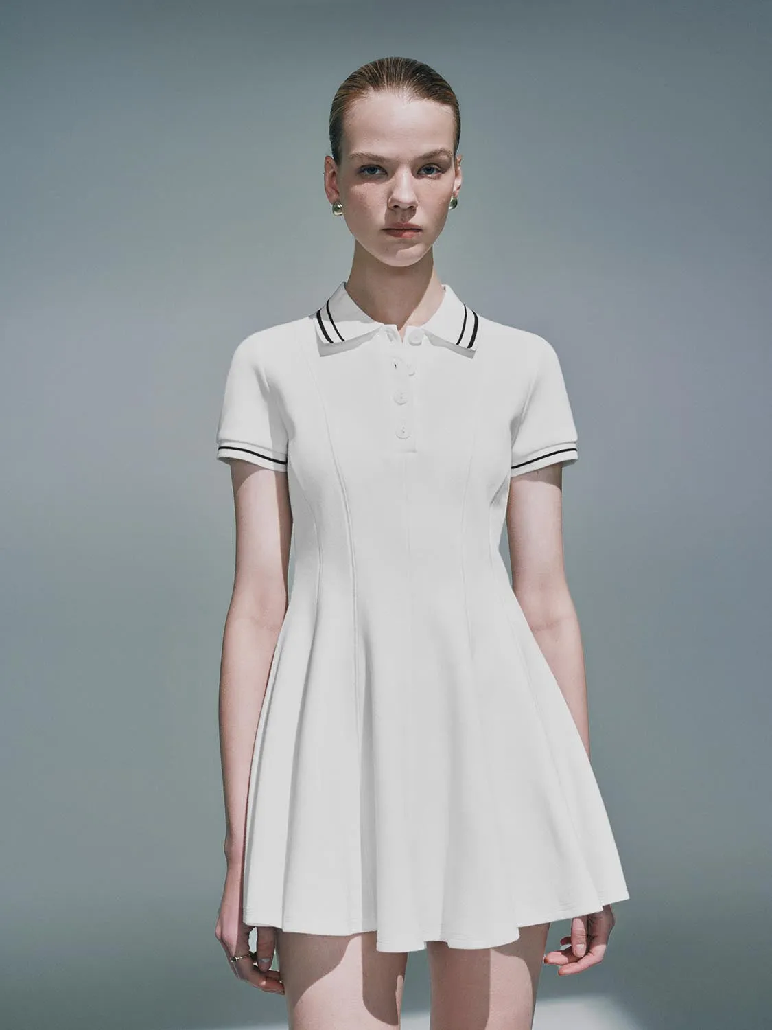 Short Sleeve A-Line Dresses