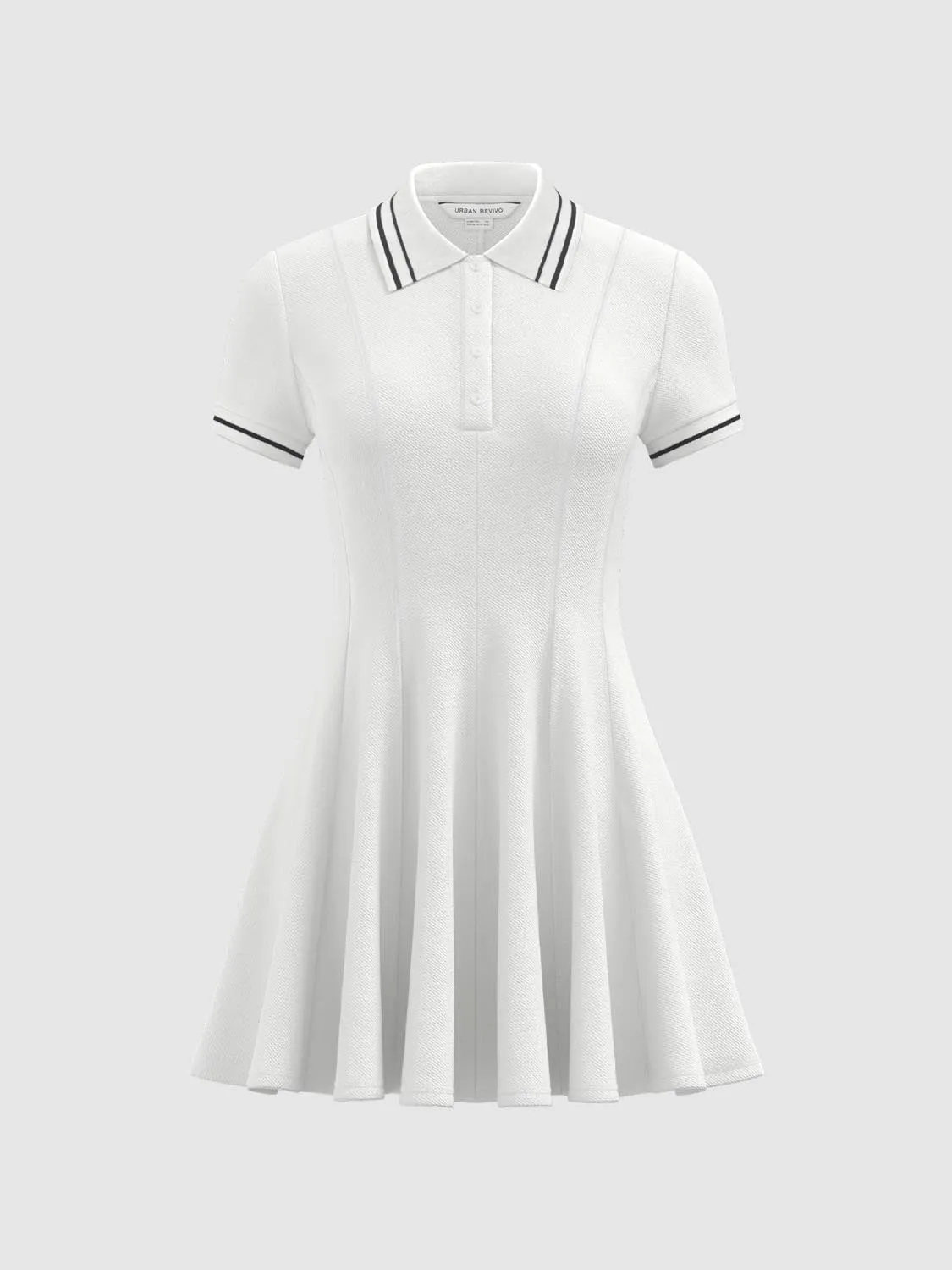 Short Sleeve A-Line Dresses