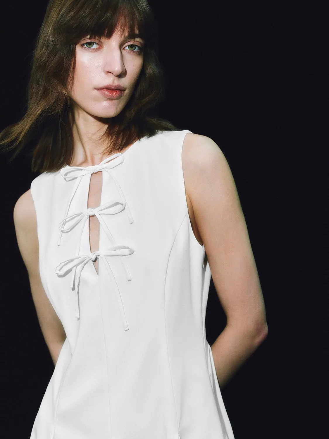 Sleeveless A-Line Dresses