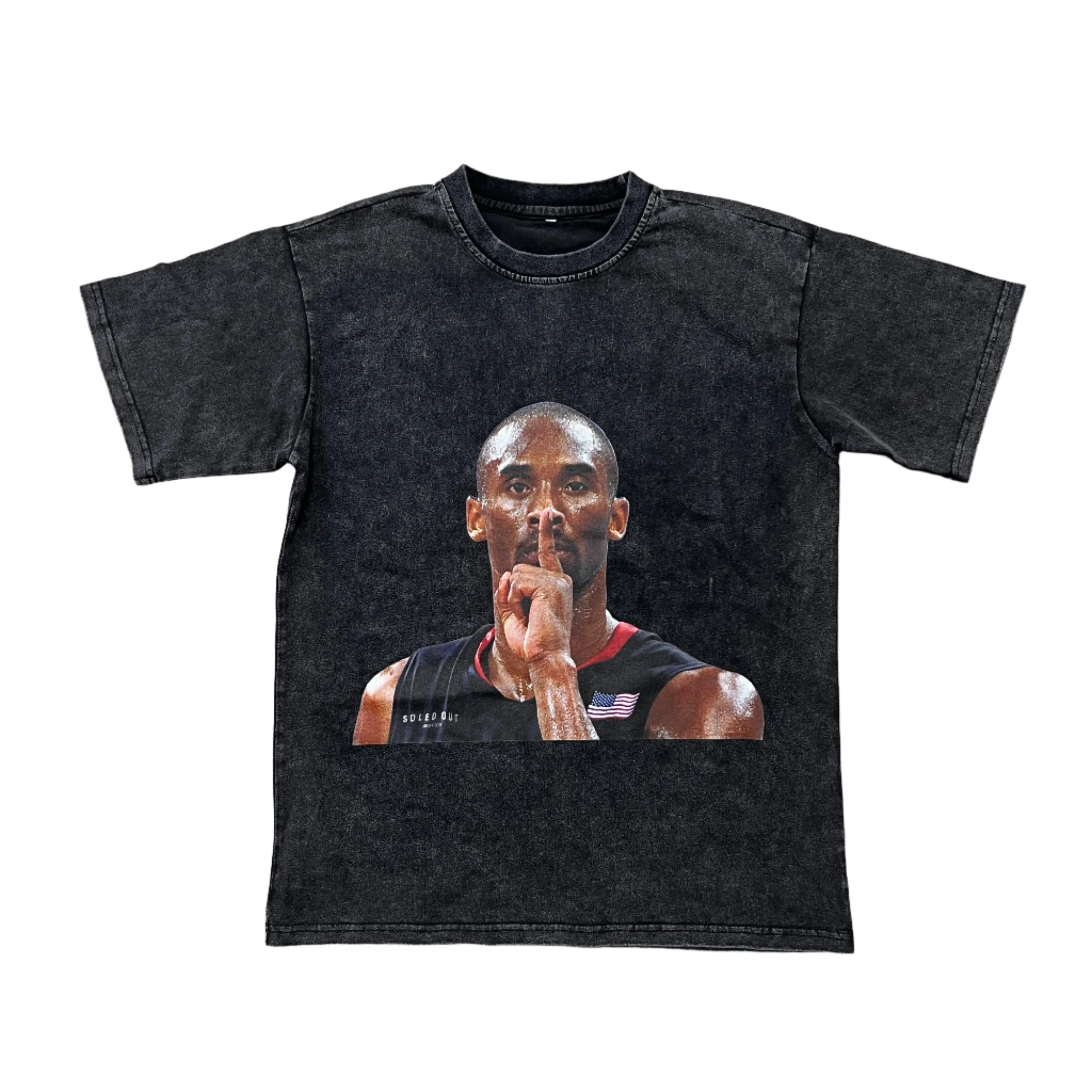 Soled Out T-Shirt "KOBE" Vintage Black Size XL
