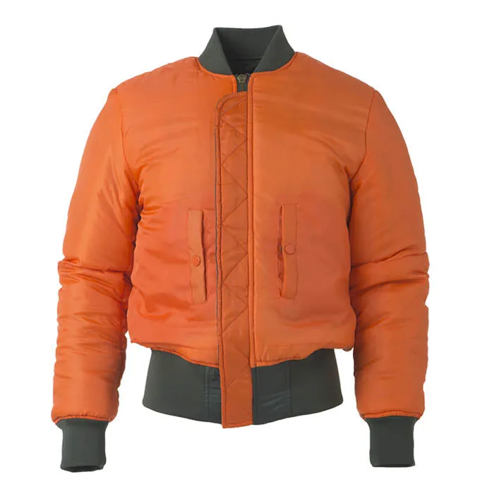 Solid Color Stand Collar Loose Couple Bomber Jacket