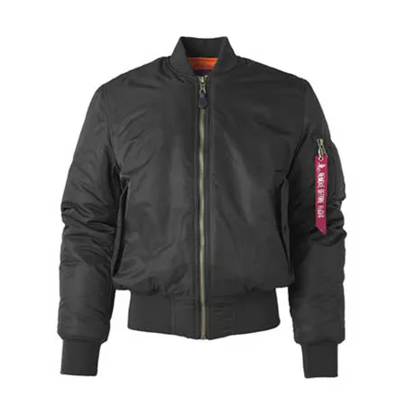 Solid Color Stand Collar Loose Couple Bomber Jacket