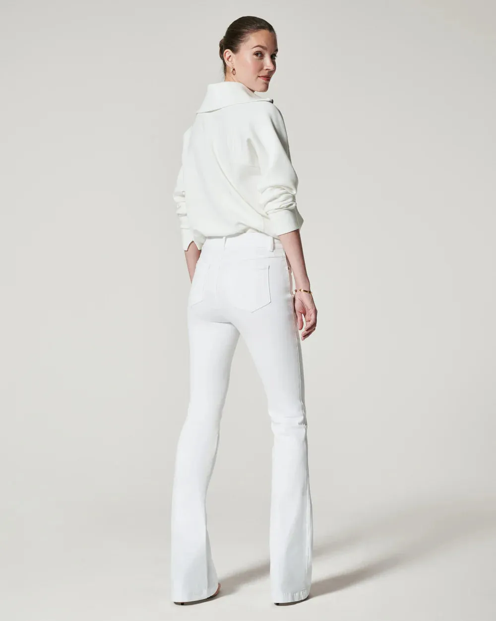 Spanx Denim Flare Jeans - White