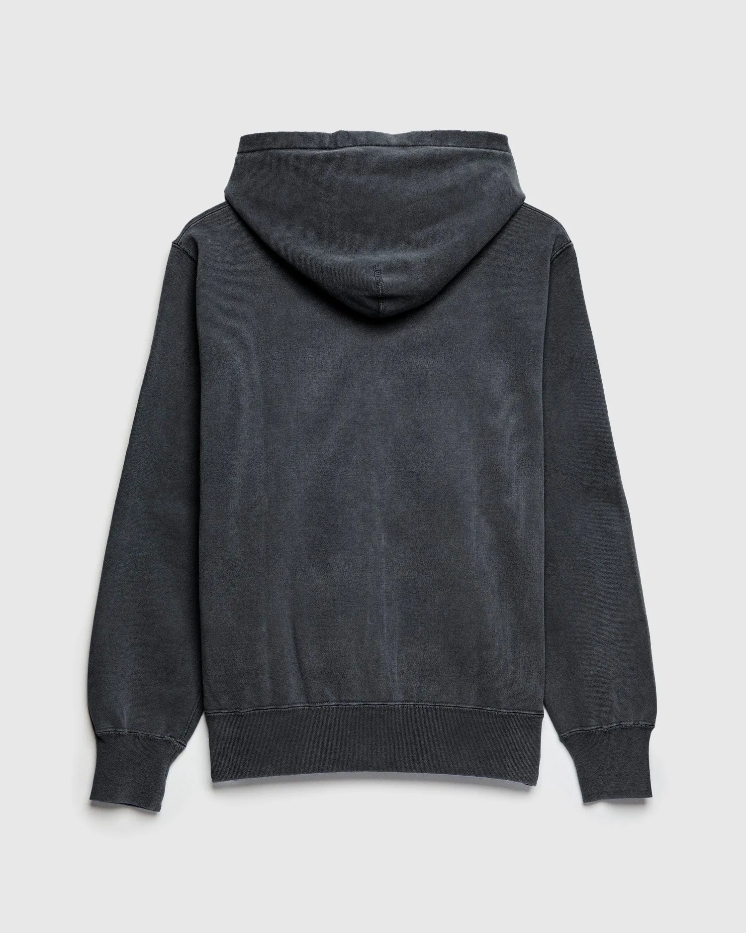 Special Finish Zip Hoodie in Black