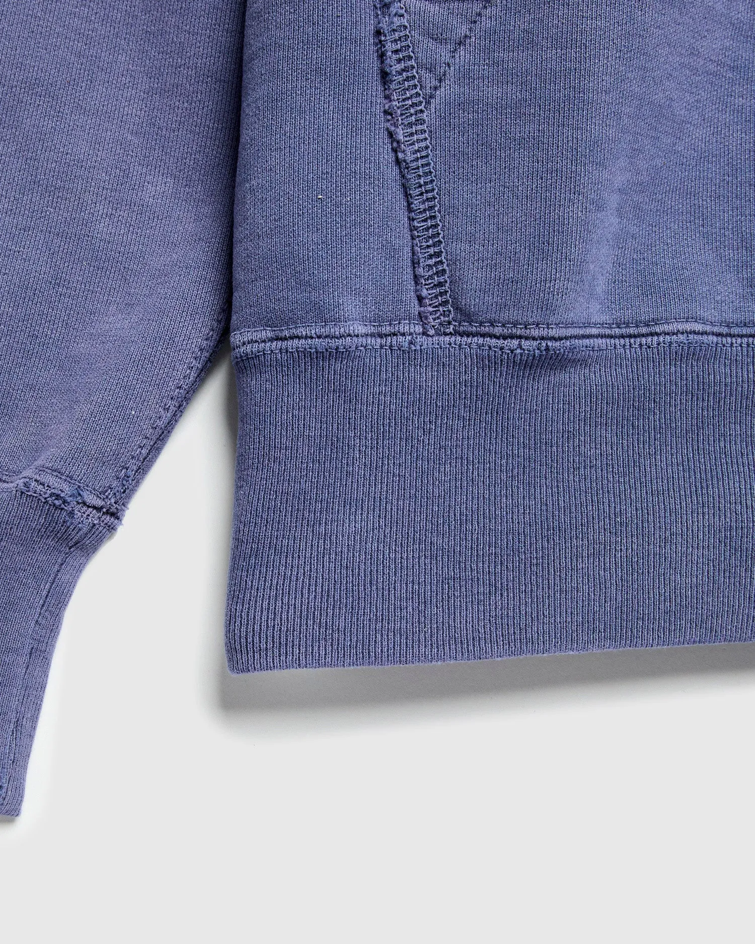 Special Finish Zip Hoodie in Navy