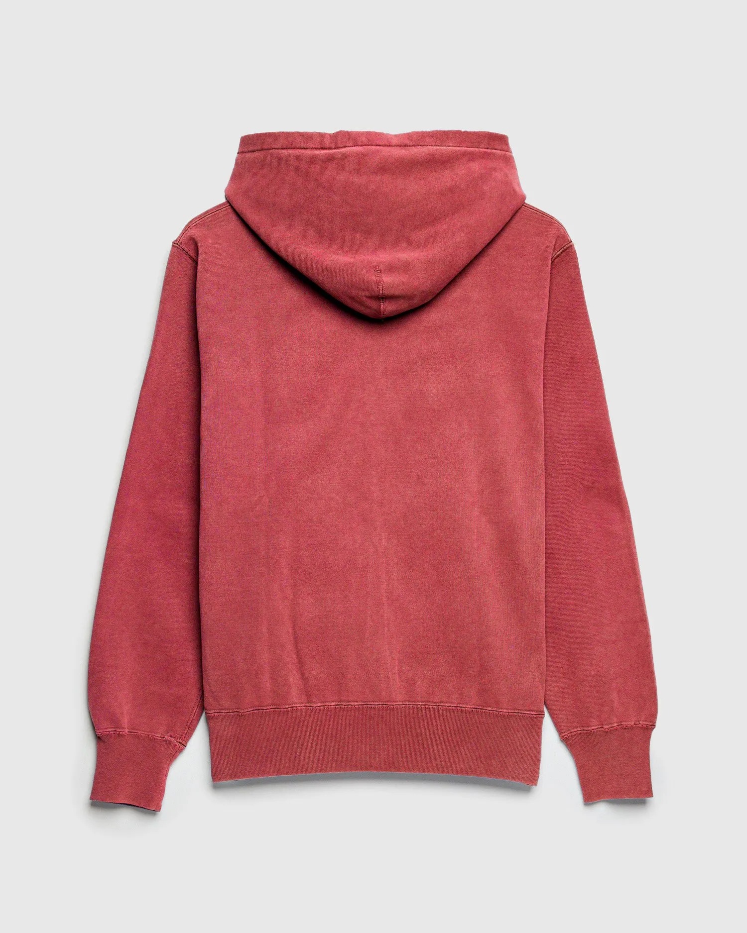 Special Finish Zip Hoodie in Red