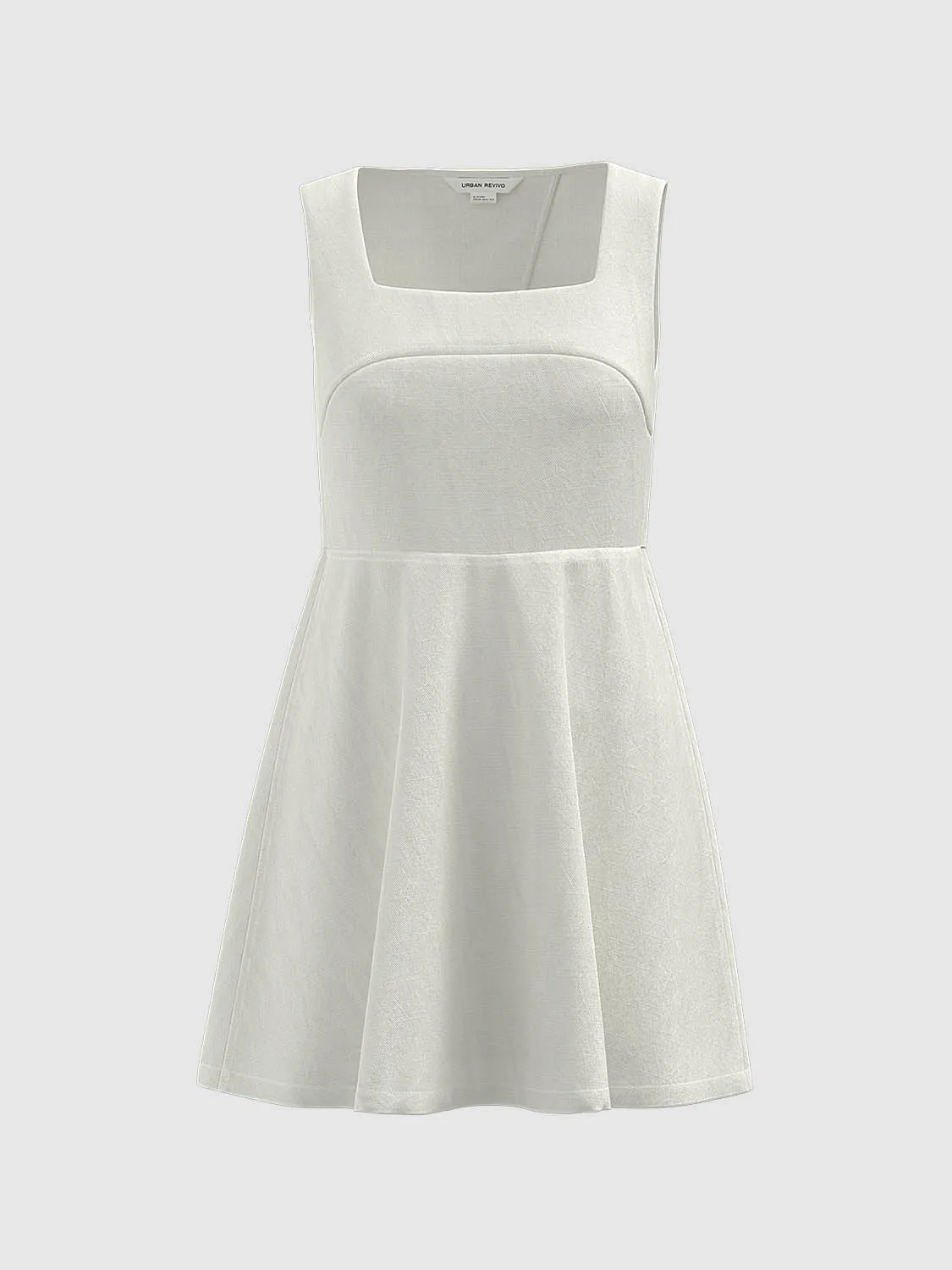 Square Collar A-Line Dresses