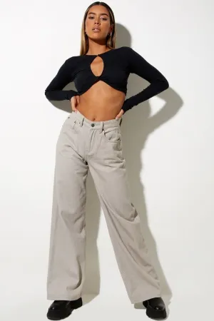 Stay Black Cut Out Top