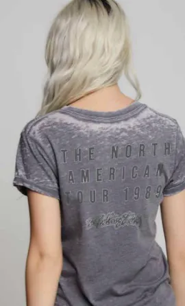Steel Grey The Rolling Stones Burn Out Tee