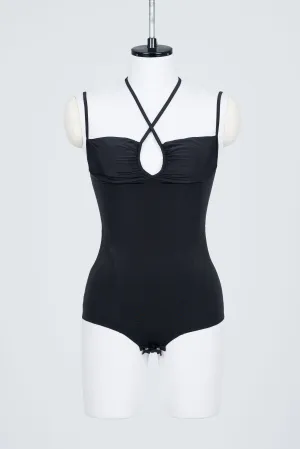 STRETCH JERSEY CUT-OUT BODYSUIT