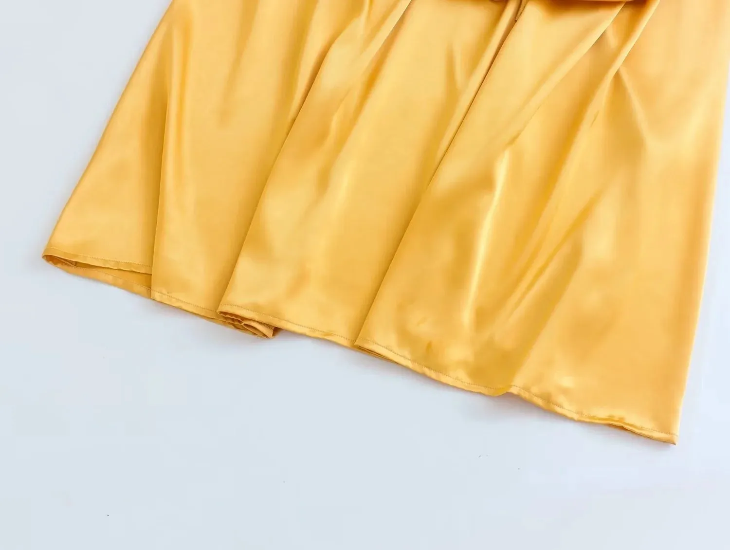 Sun Goddess Golden Slip Dress