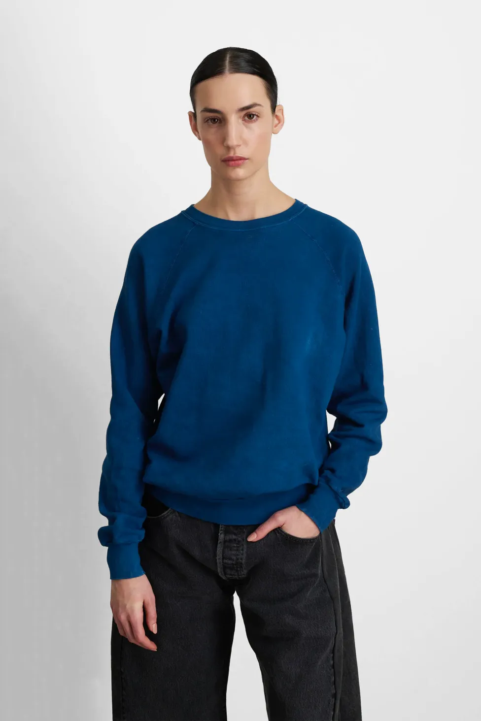 Sweatshirt in Van Blue