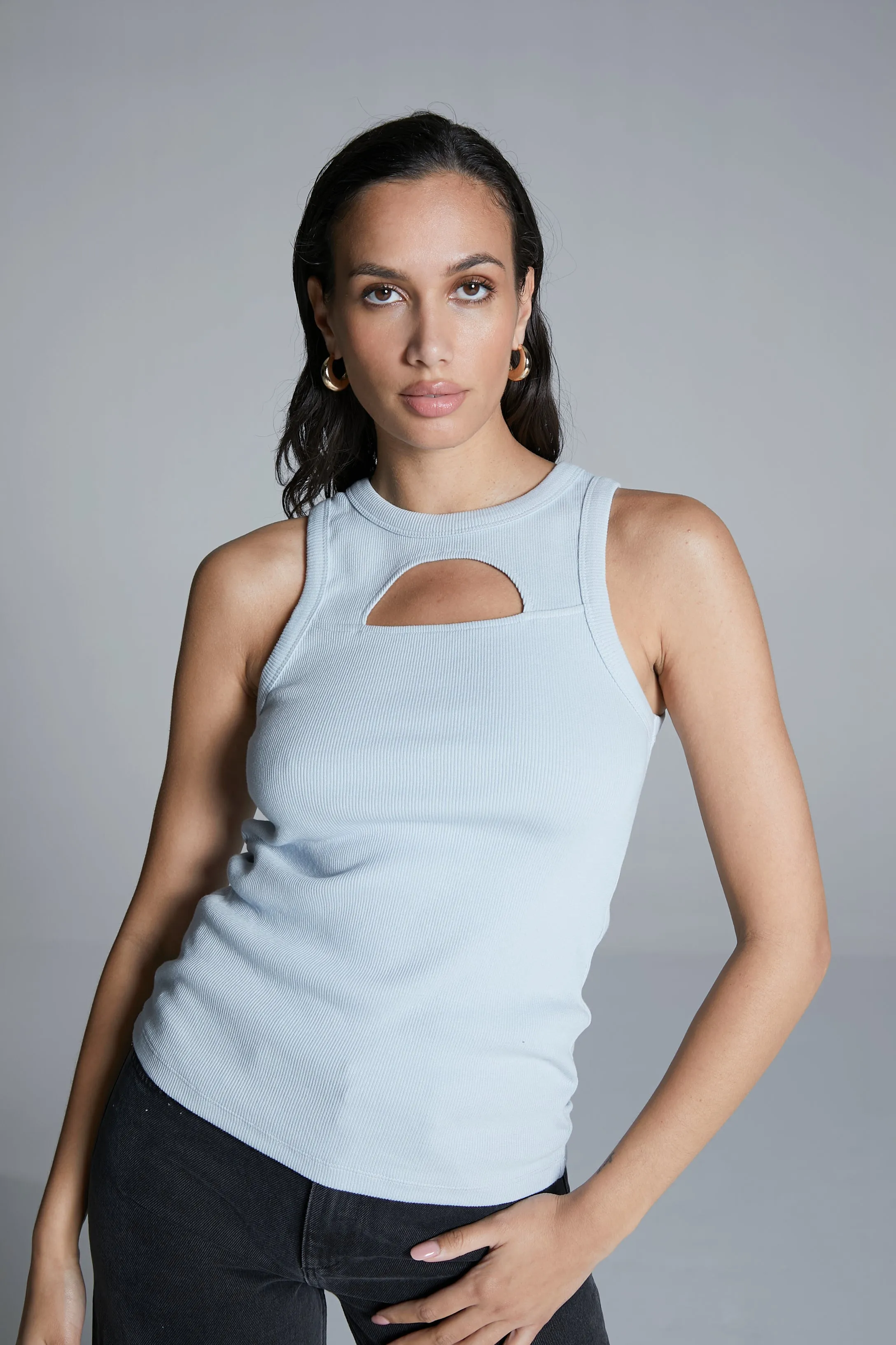 Tank Top With Cut Out