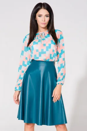 Teardrop Bow Blouse Elegance