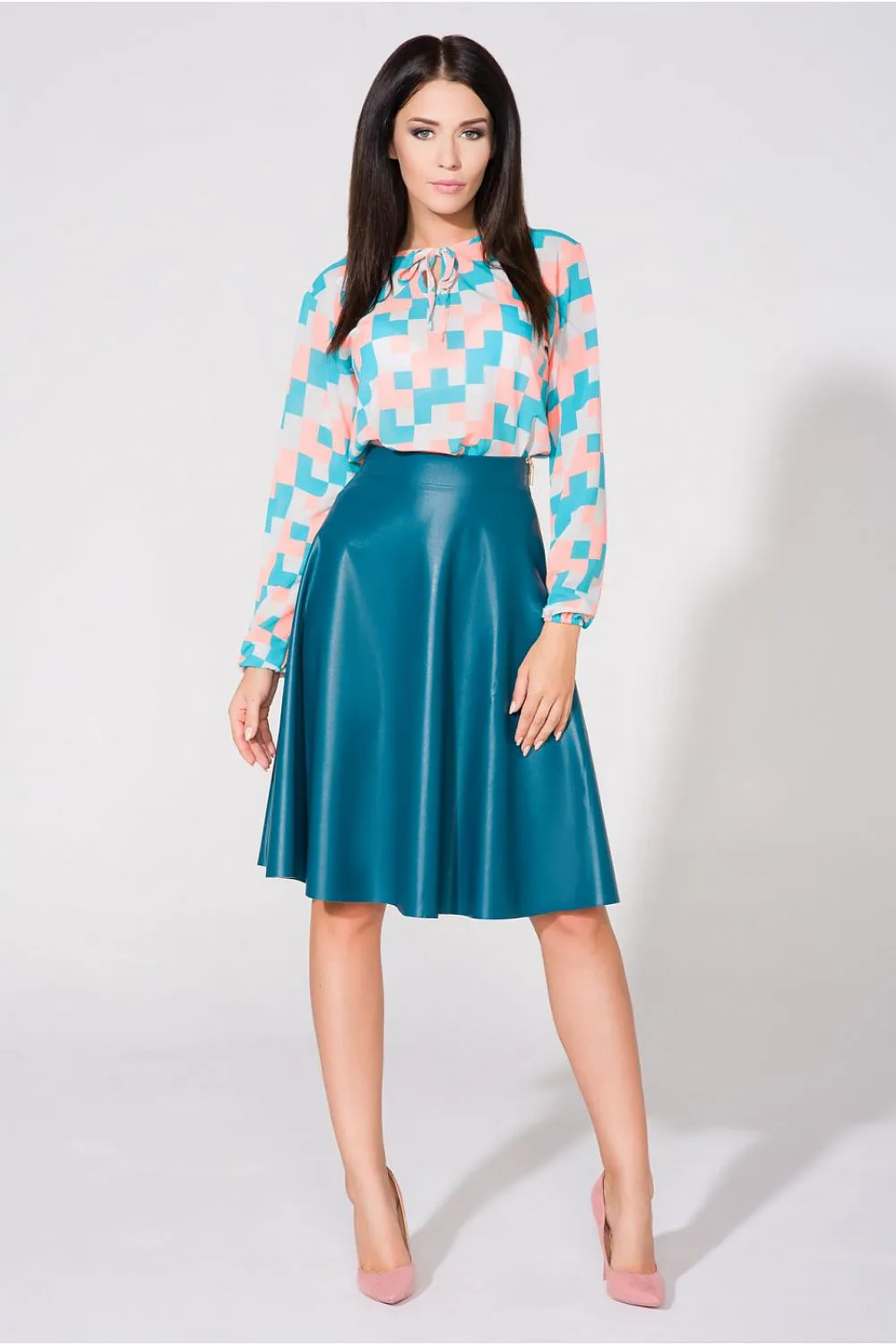Teardrop Bow Blouse Elegance