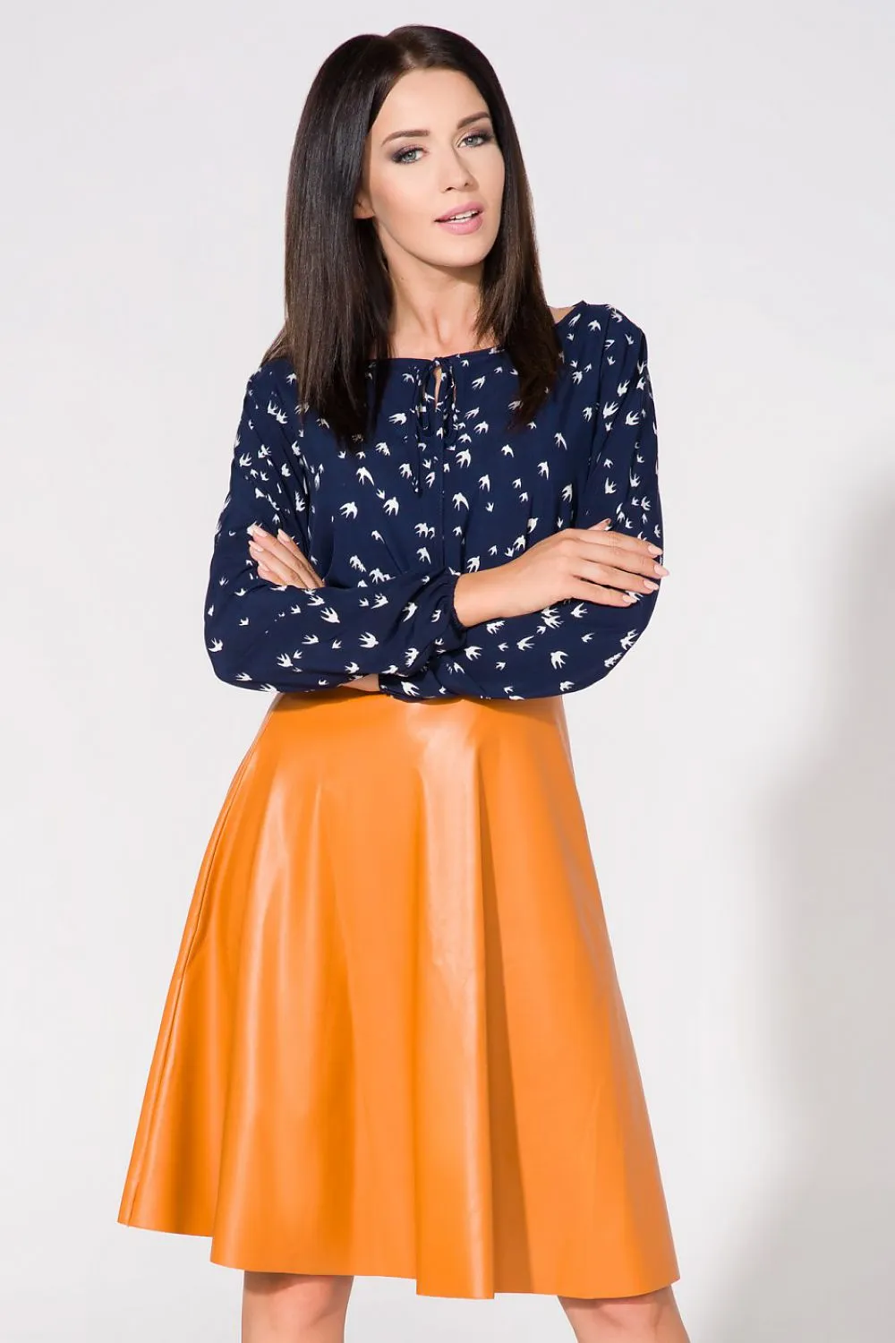 Teardrop Bow Blouse Elegance