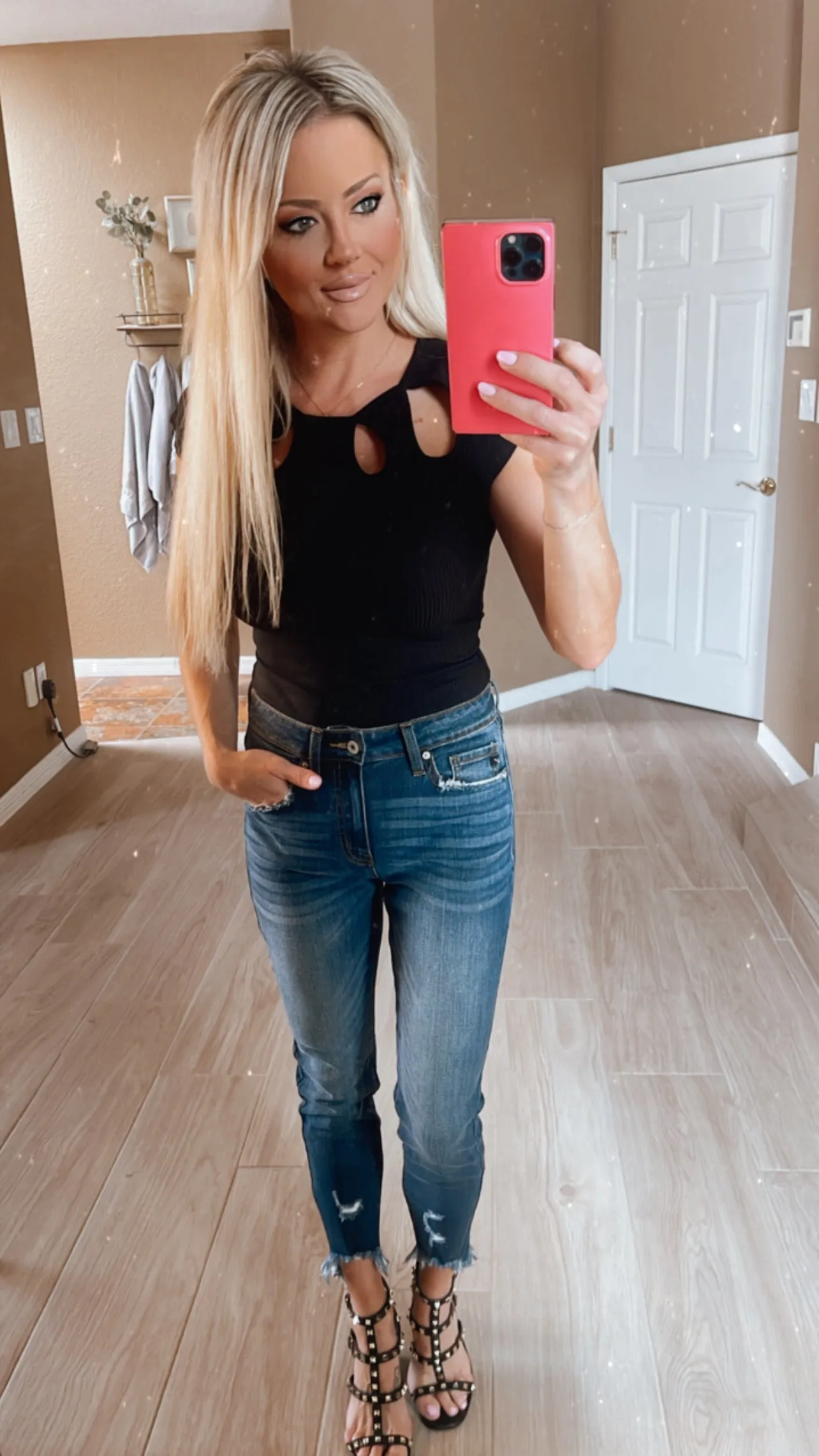 Teardrop Cut Out Body Suit