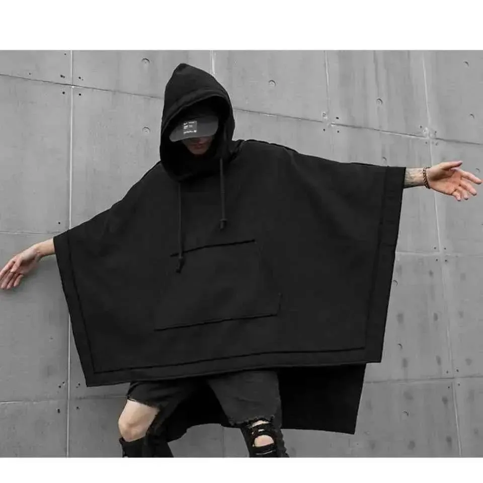 Telisan Techwear Hoodie Sweatshirt | Oversized Gothic Streetwear