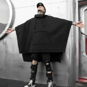 Telisan Techwear Hoodie Sweatshirt | Oversized Gothic Streetwear
