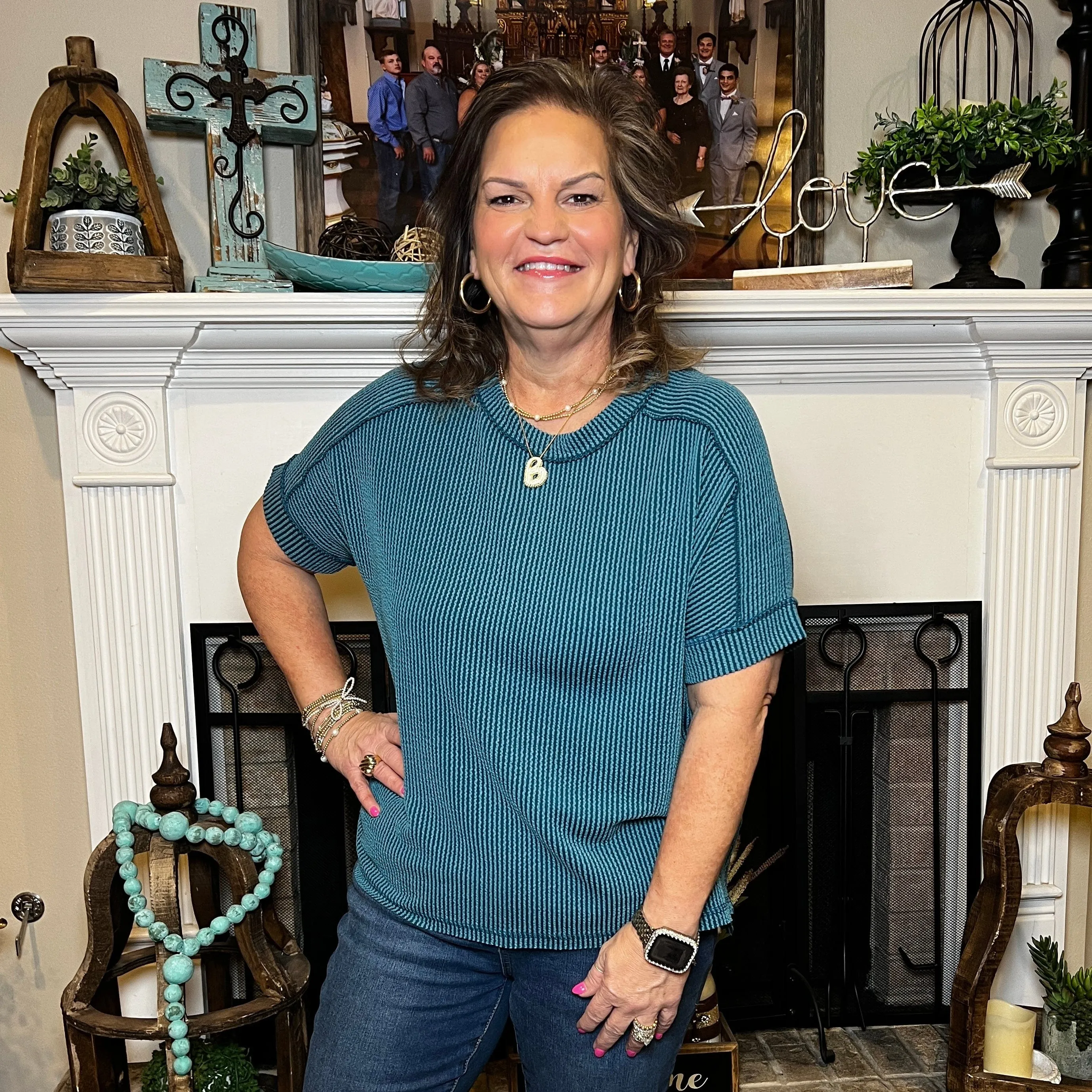 Timeless Comfort Top - Teal