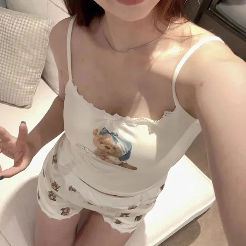 Tiny Teddy Tank & Shorts Set