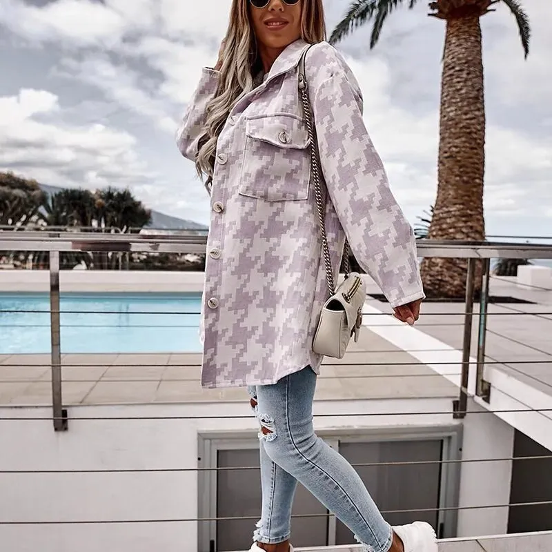 Trench Coat Femme Élégant Automne-Hiver | Veste Décontractée à Manches Longues avec Col Rabattu