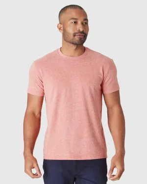 True Classic Premium Fitted Crew Neck T-Shirt - Heather Cayenne