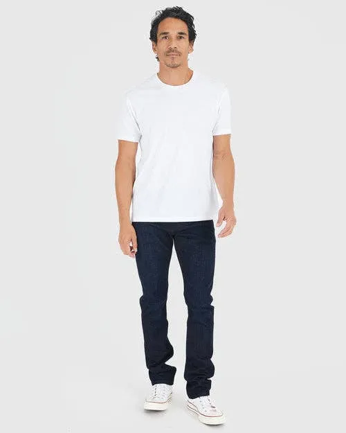 True Classic Premium Fitted Crew Neck T-Shirt - White